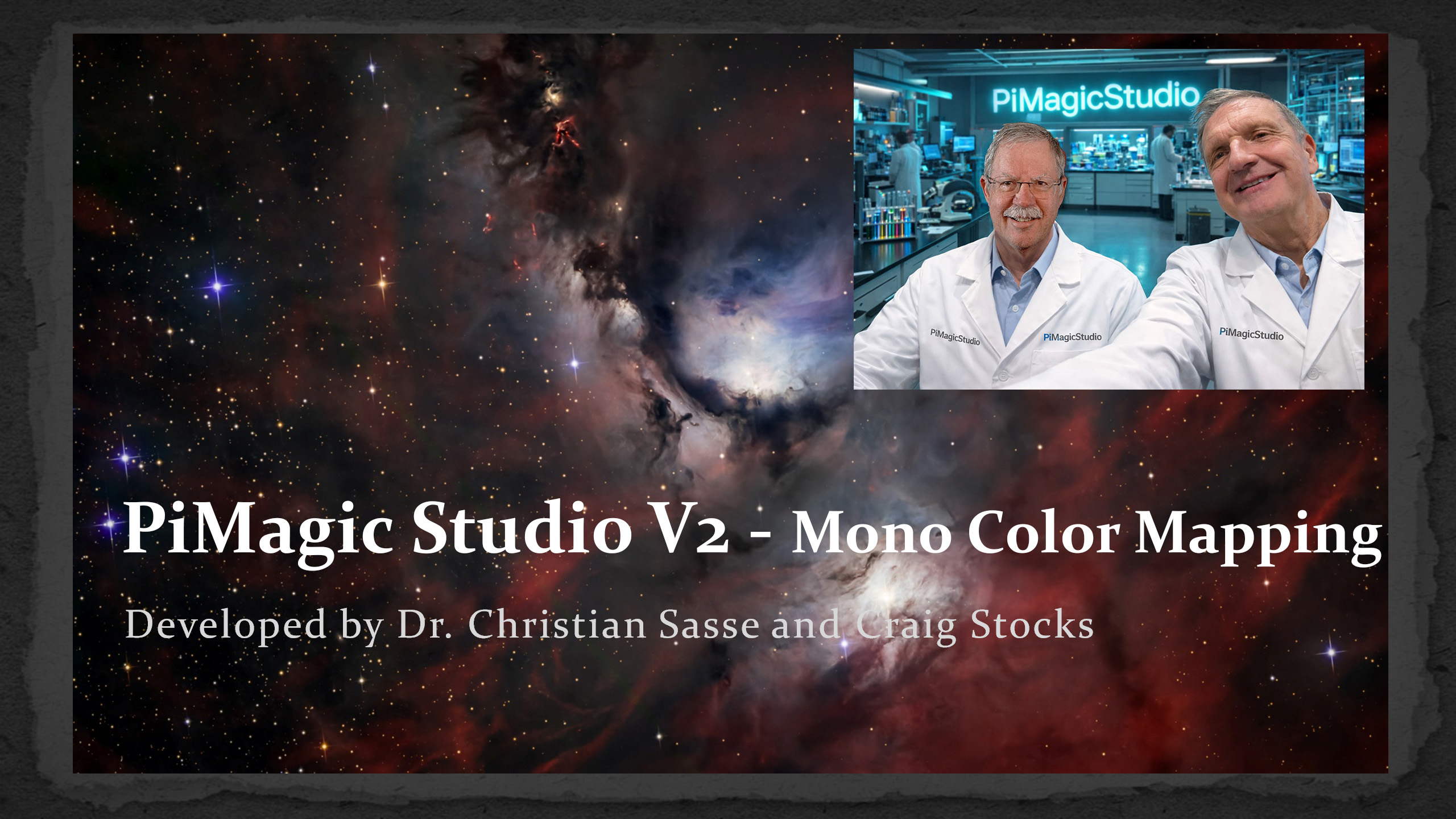 Monochrome Narrowband Color Mapping