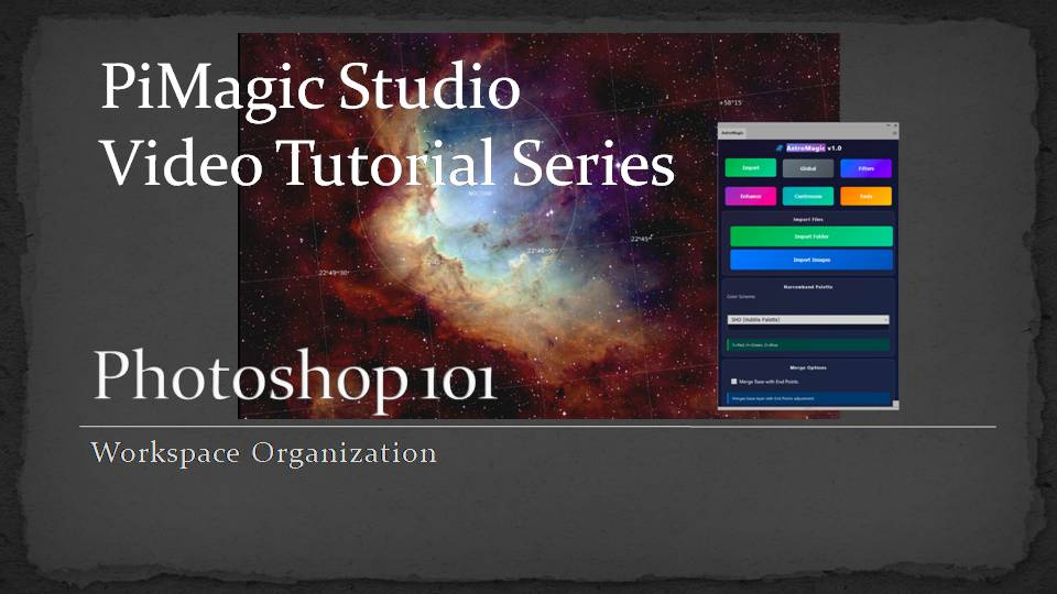 Photoshop 101 – Workspace